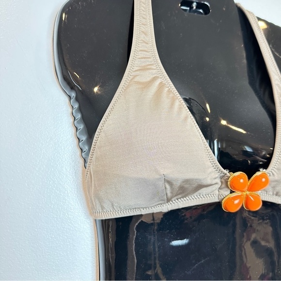 Trina Turk Stunning Flower Accent Halter 2 Piece Bikini 6 - Picture 3 of 13